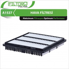 Resim A1537 Mitsubishi L200 2.4 1996 - 2006 Filtorq Hava Filtresi 