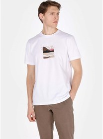 Resim Colin's Colins Regular Fit Yuvarlak Yaka Düz Erkek Beyaz Kısa Kol Tişört Cl1072847 Q1.v2 Wht Beyaz 