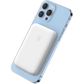 Resim WIWU Sc5000a 5000 Mah Magsafe Powerbank 15w Kick Standlı Kablosuz Magnetik Hızlı Şarj Cihazı 