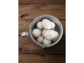 Resim 2'li Alüminyum Büyük Yumurta Haşlama Kabı 8-10 Yumurta Kapasiteli 14CM 2 Adet 