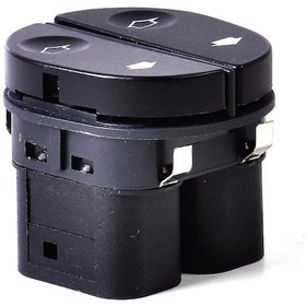 Resim Yunboo Ford Fiesta/fusion/ka/puma/transit İçin Sürücü Ve Yolcu Tarafı Elektrik Pencere Kontrol Anahtarı Yeni, Siyah Plastik 