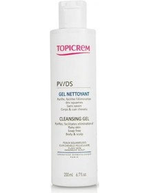 Resim Topicrem PV/DS Gel Nettoyant Cleansing Köpüklü Saç ve Vücut Jeli 200 ML 