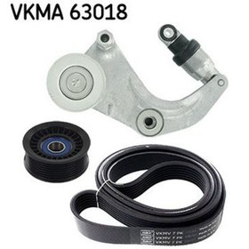 Resim Skf Vkma 63018 Alternator V Kayısı + Otomatık Gergı Rulmanı Komple Honda Cıvıc 1.6 1.8 2006-2012 / Cıvıc 2012- Crv 2.0 