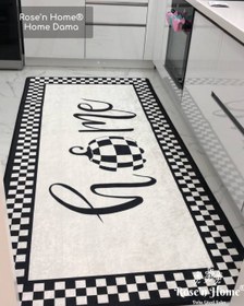 Resim HOME DAMA - Kaymaz Deri Taban Makinede Yıkanabilir Salon Oturma Odası Mutfak Halısı - QUANTUM SERİSİ / SAÇAKSIZ / 160x230 (4m²) 