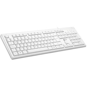 Resim Lenovo Lecoo Kb101 Usb Kablolu Beyaz Türkçe Q Klavye 