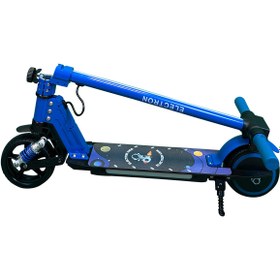 Resim Electron Scooter Çocuk Elektrikli - 130w, Led Işıklı, Amortisörlü (DİZLİK VE DİRSEKLİK HEDİYELİ) 