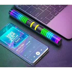 Resim gaman Yeni Nesil 3d Rgb Çubuk Ekolayzer Led (müziğe) Sese Duyarlı Ritimler 