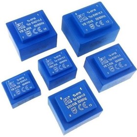 Resim Trafo El-Kom 1,5VA 2X6V mavi RN130341 