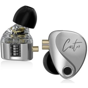 Resim Yenı Kz Castor Kulak Hifi Kulaklık 2dd Dinamik High-end Ayarlanabilir Dengeli Improved Bass 