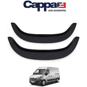 Resim Cappafe Renault Master Arka Teker Kaplama Abs 2 Parça Mat Siya Cappafe