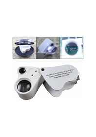 Resim 30X Büyütme Lup Mercek Metal Led Işıklı Lup Büyüteç Mücevher. Kuy 