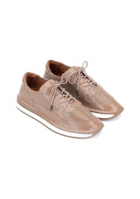 Resim Tamer Tanca Kadın Deri Hasır Vizon Rugan Sneakers & Spor Ayakkabı 775 25503 Bn Ayk Y24 Vızon Krsk Rgn Vizon 