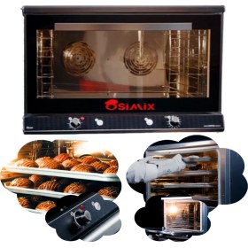Resim Osimix Konveksiyonel 4'lü Buharlı Patisserie Fırın (40X60 cm Tepsi Kapasiteli - Poğaça,pasta,börek) 
