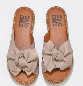 Resim Bueno Shoes Gri Deri Kadın Espadril Terlik 01wl4605 