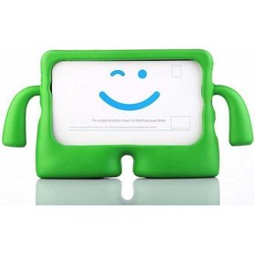 Resim Ekılıf - Samsung Galaxy Uyumlu Tab S6 Lite P610 - Tablet Kılıfı Çocuklar İçin Kollu İbuy Silikon Kılıf - Yeşil 