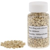 Resim Suntek 1000 Parça Silikon Saç Uzatma Döngüsü Mikro Renkli 