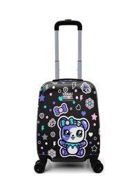 Resim Coral High Kids Ayıcık Desenli Çocuk Valizi 16694 Siyah - Lila 