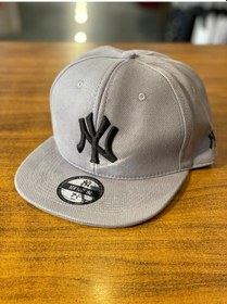 Resim Ny Yankees Unisex Gri Renk Hip Hop Snapback Rapper Basket Şapka Gri 