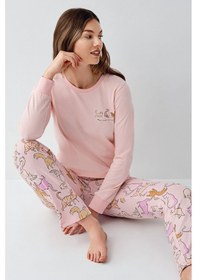 Resim Rolypoly Kadın Pembe Pijama Takımı Rp3710-s-v2 Pembe 