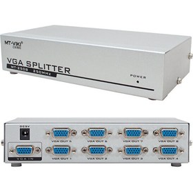 Resim PM-2553 1920X1440 250 Mhz 8 Port VGA Dağıtıcı Splıtter 