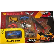 Resim Fast Car Arabalar Uçak Ve Helikopter Plastik Oyuncak Seti Çok Renkli 
