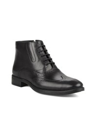 Resim Footcourt Erkek Siyah Oxford Bot 