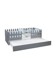 Resim Meltem Kids Soft Gri Montessori Karyola 90x190 CM Gri 