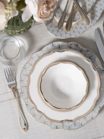 Resim Pierre Cardin Magie 60 Parça Yemek Takımı Altın 