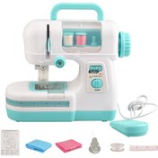 Resim 863 Mini Çocuk Dikiş Makinesi Taşınabilir Elektrikli Küçük Çok İşlevli Makine 