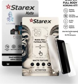 Resim Honor Wın Rt Nano Ekran Koruyucu Matte - Full Arka Kaplama 360 Koruma Starex 