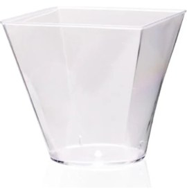 Resim Delixa Beysüs Kübik Prizma Kase Mika Kapaksız Sunum Kabı 25'li 200 cc 