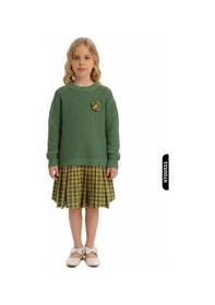Resim Xo Kids Kız Çocuk Elbise 3-12 Yaş 4056 mint 