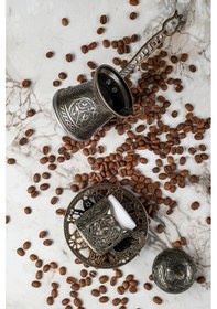 Resim Polochef Zamak 1 Kahve Cezvesi Bakır Renk 80 Ml. 1-2 Kişilik 