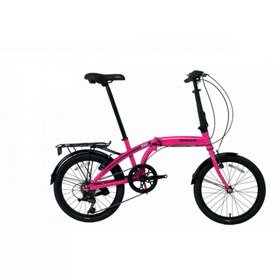 Resim Bisan Twin-S 20 V Katlanır Bisiklet (Pembe-Siyah) 