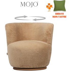 Resim Mojo Kiwi Twist Döner Ayaklı Çocuk Koltuğu Vizon 