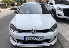 Resim Golf 7 Yarasa Ayna Kapağı 7,5 Batman Ayna Parlak Siyah 