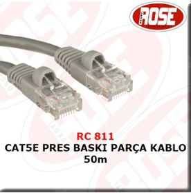 Resim Cat5E Pres BAskı Parça Kablo 50M 
