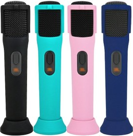 Resim Jbl Partybox Kablosuz Mikrofon Silikon Koruyucu Kapak Mikrofon Kılıfı İçin Siyah 