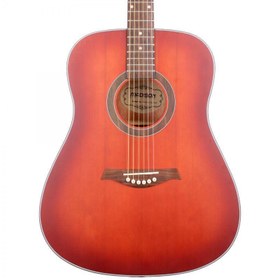 Resim MAG-41M-TRD Trans Red Akustik Gitar 