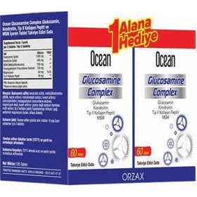 Resim Ocean Glucosamine Complex 60 Tablet - 1 Alana 1 Hediye 