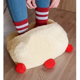 Resim Pabtex Peluş Ayak Isıtıcısı,panduf,terlik 