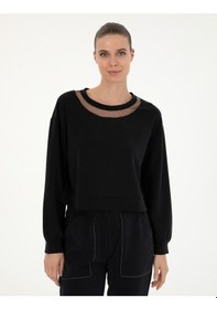 Resim Pierre Cardin Kadın Siyah Sweatshirt 50282634-vr046 Siyah 
