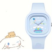 Resim Elmpaly My Melody Cinnamon Roll Sevimli Kedi Kol Saati Pil İle Çalışır Diğer 