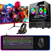 Resim Turbox DRX6880 Ryzen 7 5700X 16GB 512GB Nvme RTX3050 23.6 165Hz Curved Oyuncu Masaüstü Bilgisayarı 