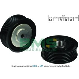 Resim Alternatör Gergi Rulmanı Transporter T4 2.0-2.4d-2.5-2.5tdı 90-03 
