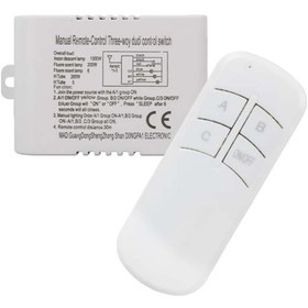 Resim indispensablely Pm-20977 Avize Kumandası 4 Fonksiyonlu 