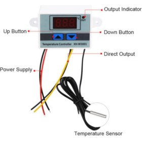 Resim Dijital Isı Kontrol Cihazı, Hassas Sıcaklık Ayarı ve Kullanım Kolaylığı Sağlar 