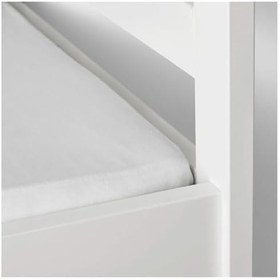 Resim 3 Adet 65 x 95 + 10 cm Anne Yanı Lastikli Penye Kumaş Bebek Çarşafı 