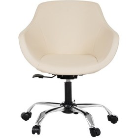 Resim Monoko Deri Çalışma Sandalyesi Bej 