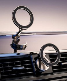 Resim Magsafe Cep Telefonu Tutucu 360 Dönebilen Katlanır Güçlü Mıknatıs 